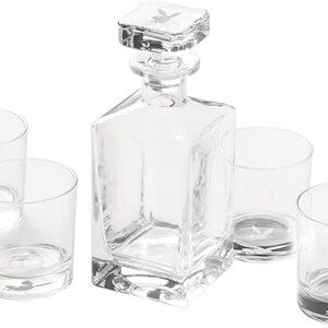 Playboy Glass and Decanter Set - An Intimate Gatherings and Celebrations Set